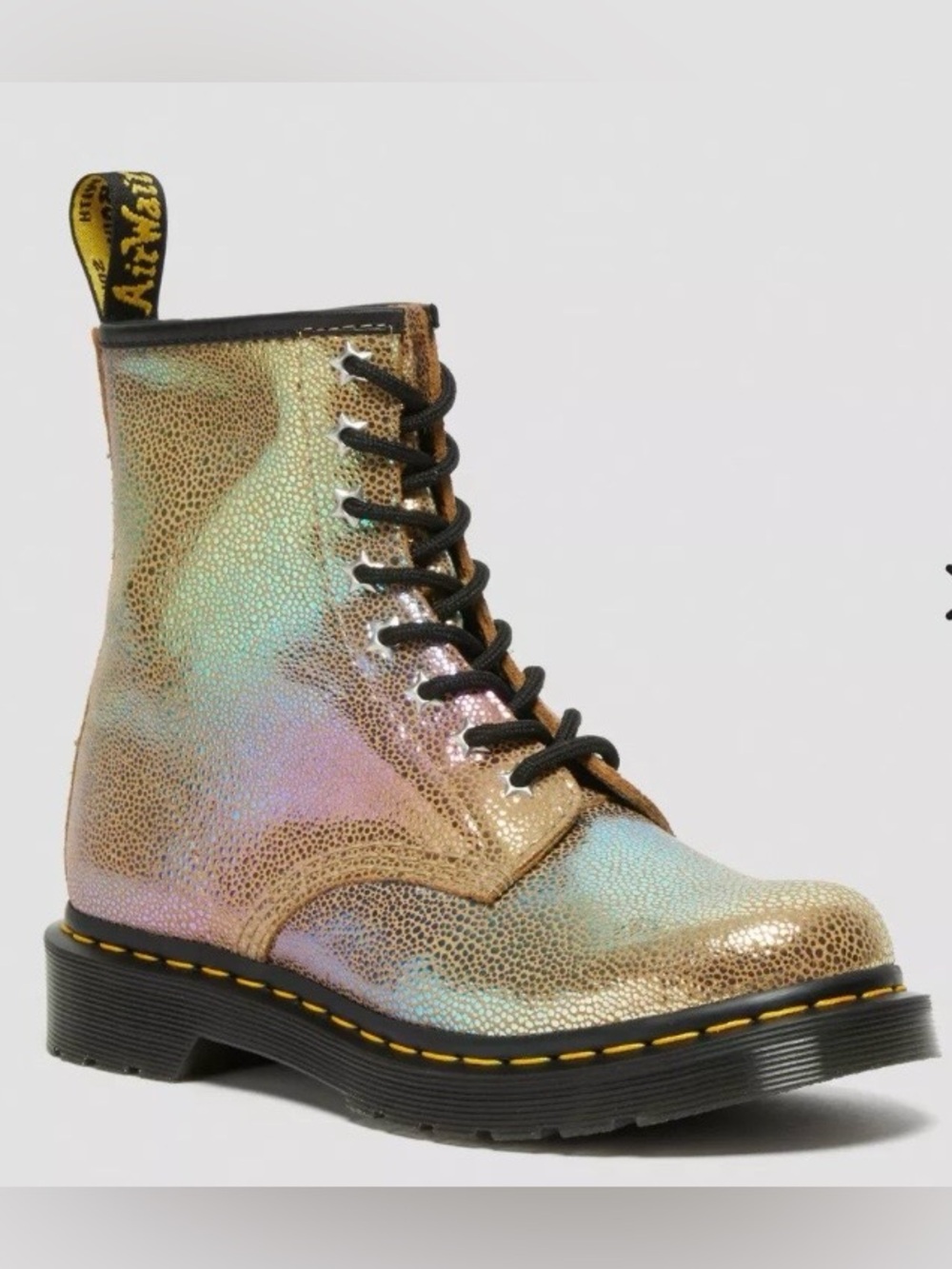 Dr Martins 1460 RAINBOW RAY SUEDE LACE UP BOOTS